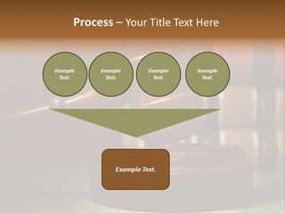 Legal Attorney Hammer PowerPoint Template
