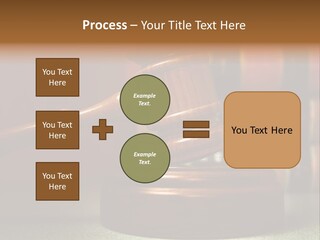 Legal Attorney Hammer PowerPoint Template