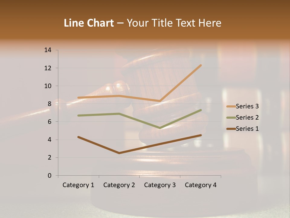 Legal Attorney Hammer PowerPoint Template