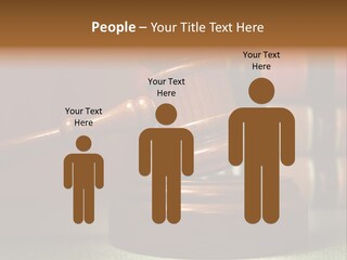 Legal Attorney Hammer PowerPoint Template