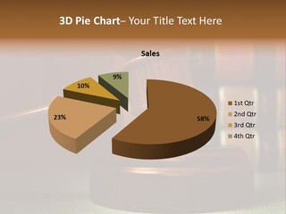 Legal Attorney Hammer PowerPoint Template