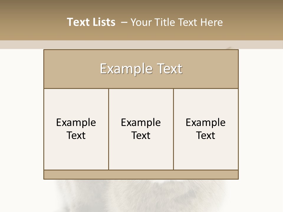 Easter Fluffy Rabbit PowerPoint Template