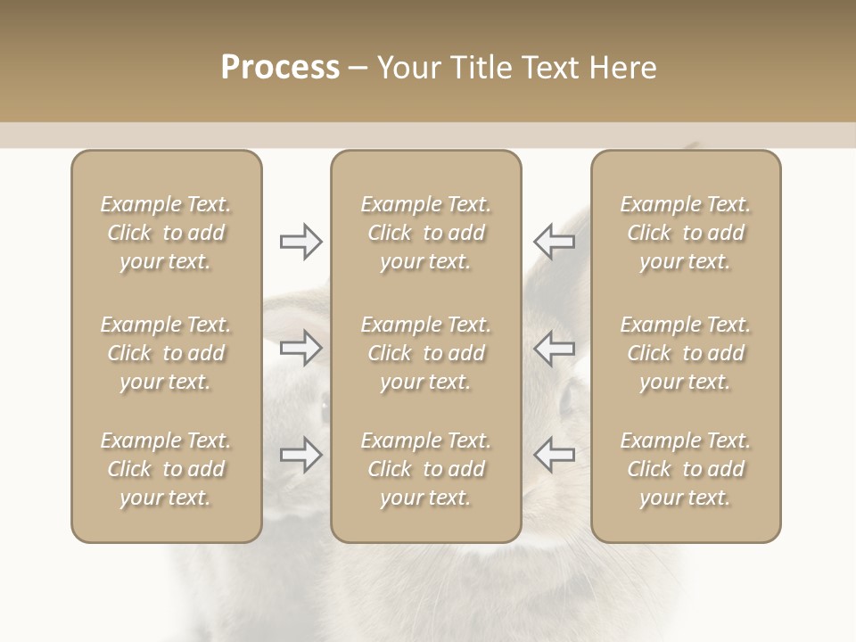 Easter Fluffy Rabbit PowerPoint Template