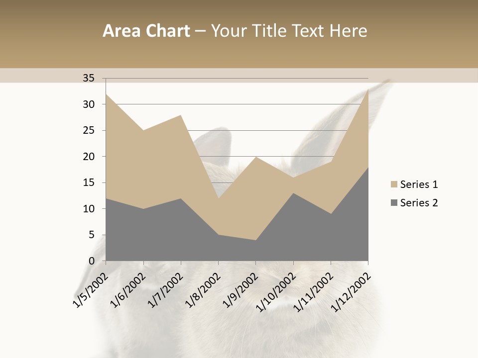 Easter Fluffy Rabbit PowerPoint Template