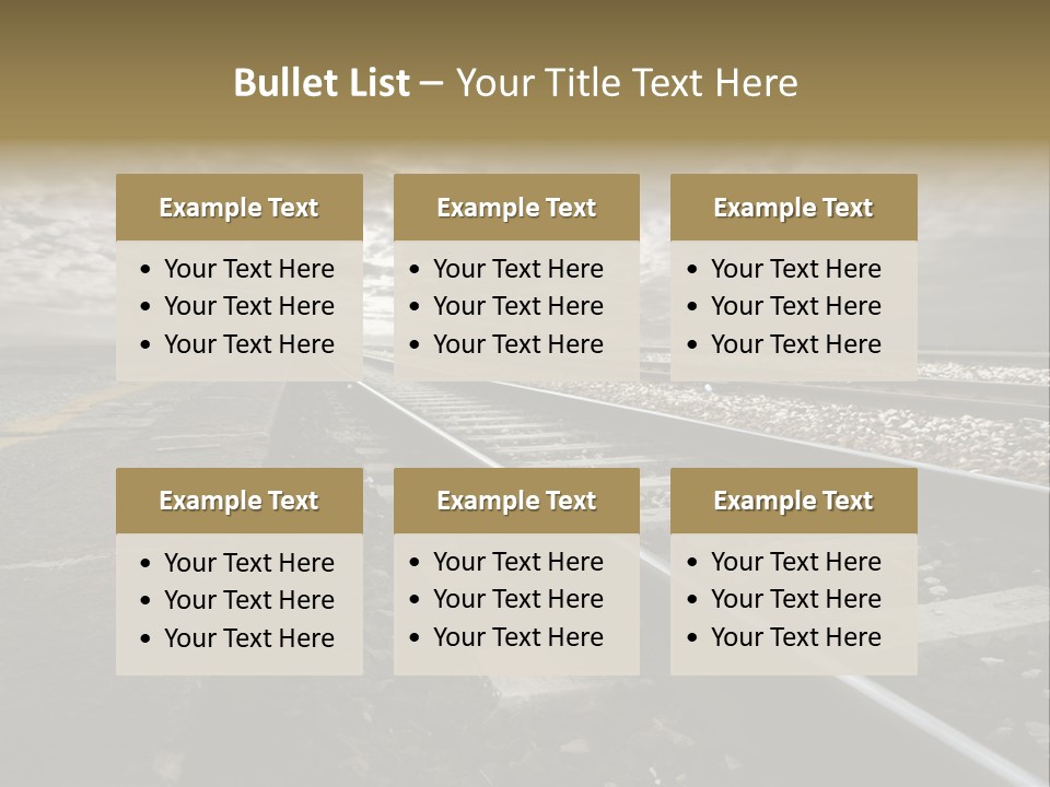 Road Iron Technology PowerPoint Template