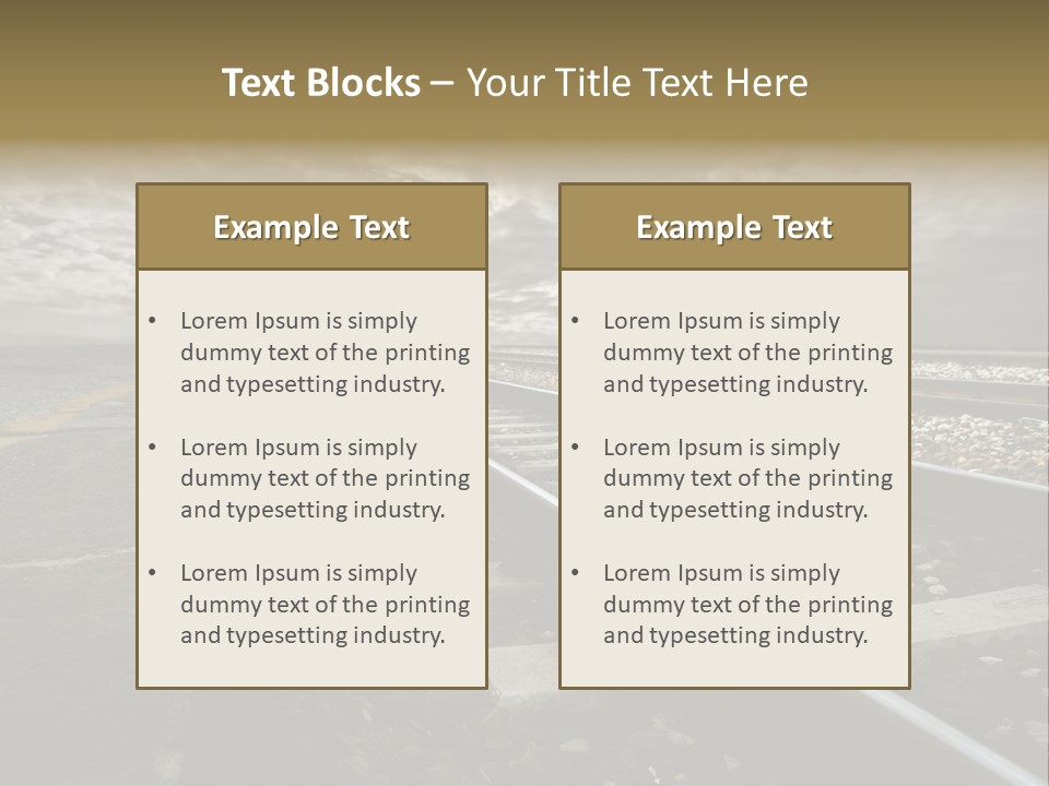 Road Iron Technology PowerPoint Template