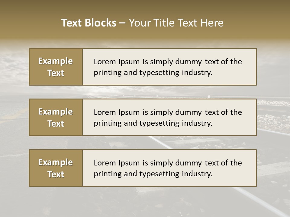 Road Iron Technology PowerPoint Template