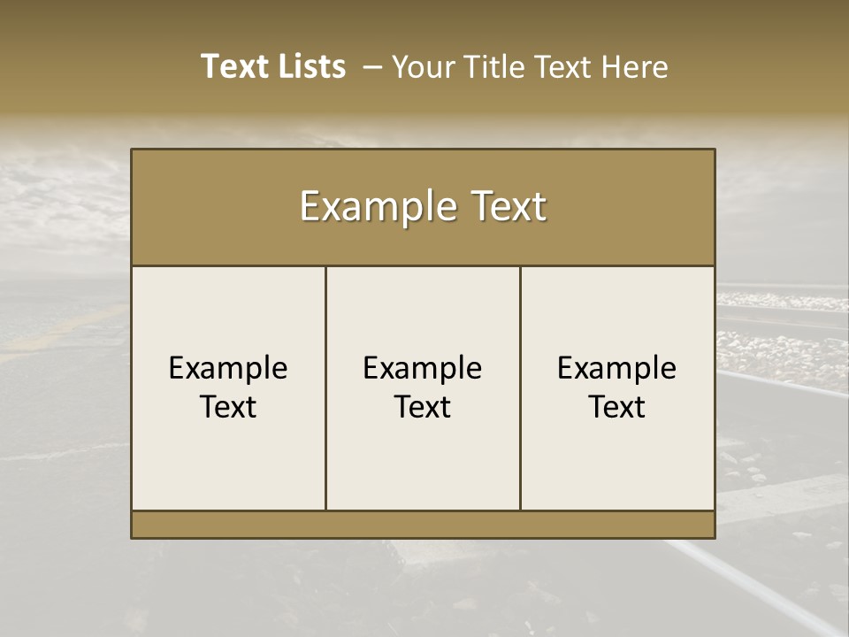 Road Iron Technology PowerPoint Template