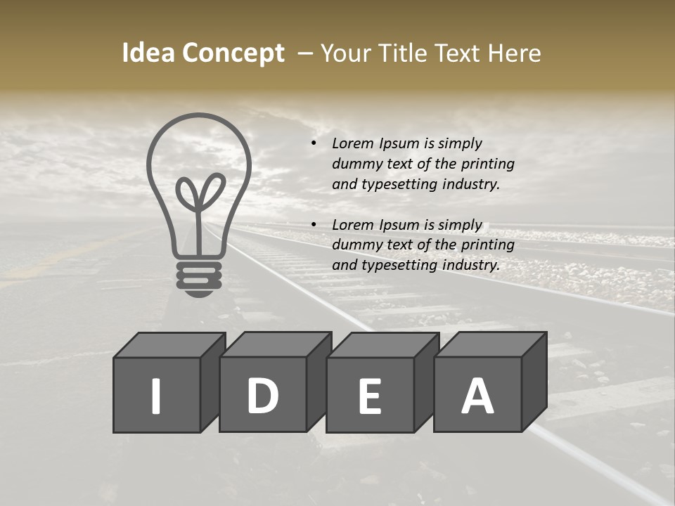 Road Iron Technology PowerPoint Template