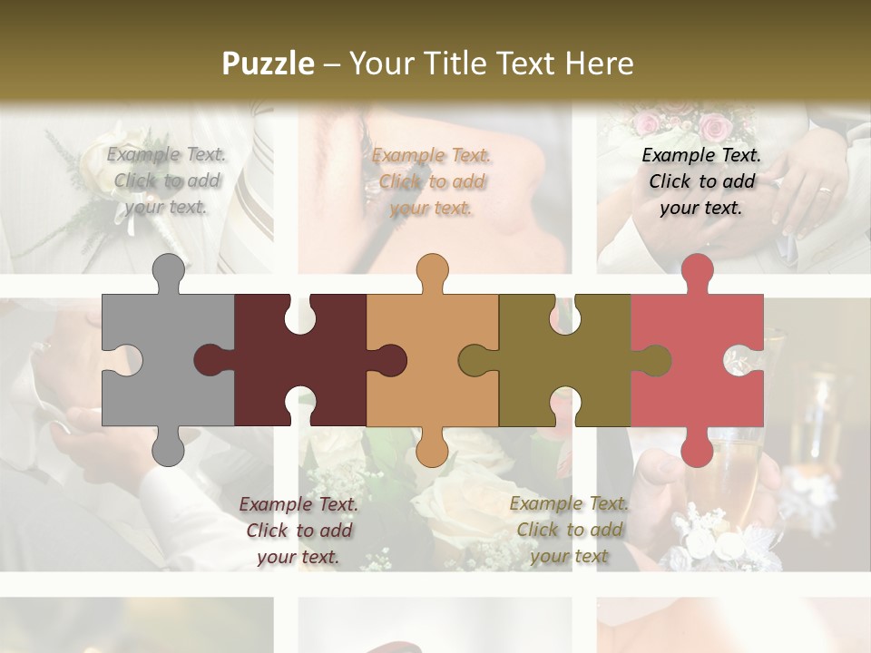 Celebrate Bridal People PowerPoint Template