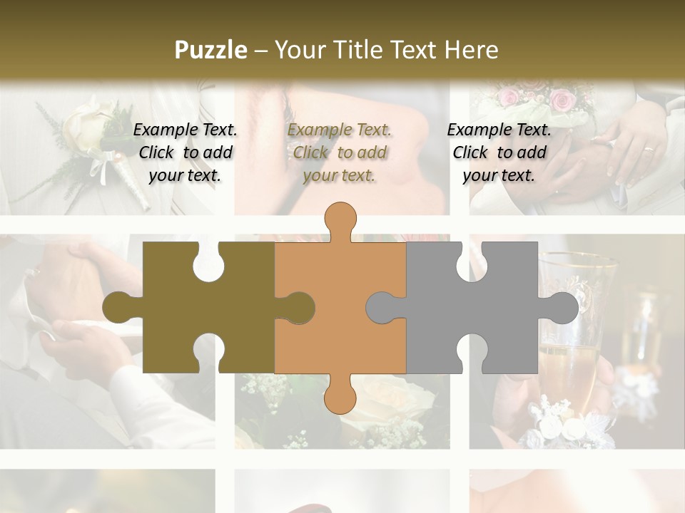 Celebrate Bridal People PowerPoint Template