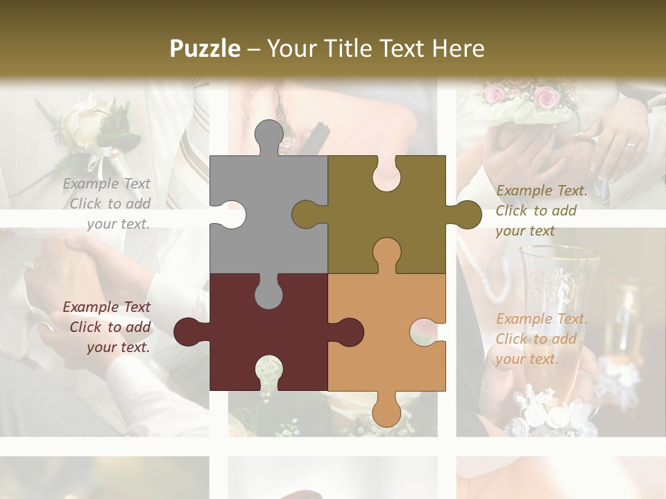 Celebrate Bridal People PowerPoint Template