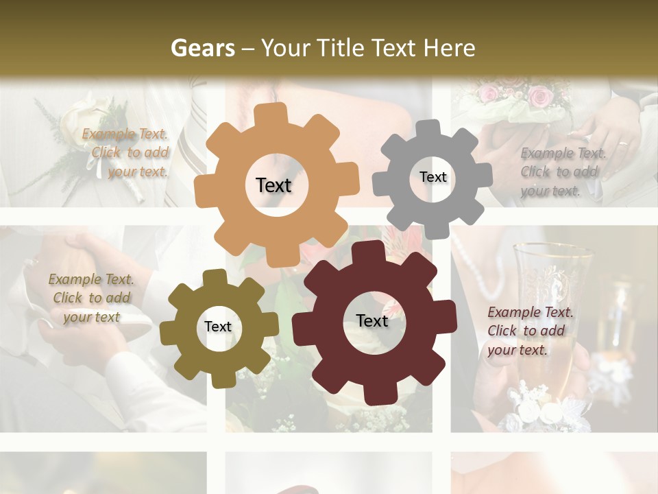 Celebrate Bridal People PowerPoint Template