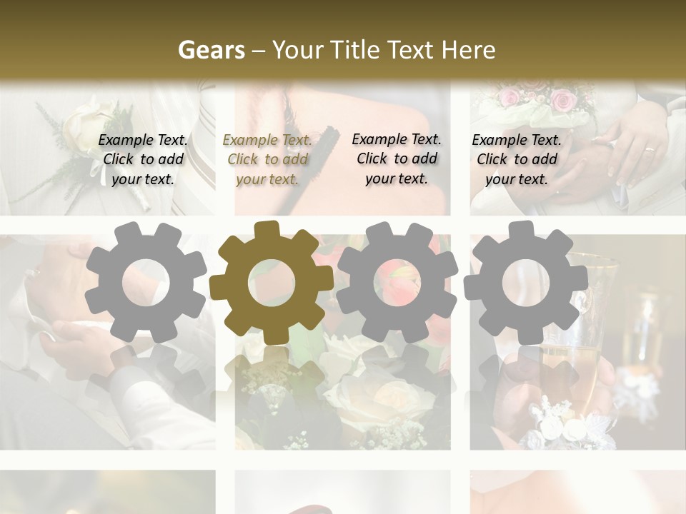 Celebrate Bridal People PowerPoint Template