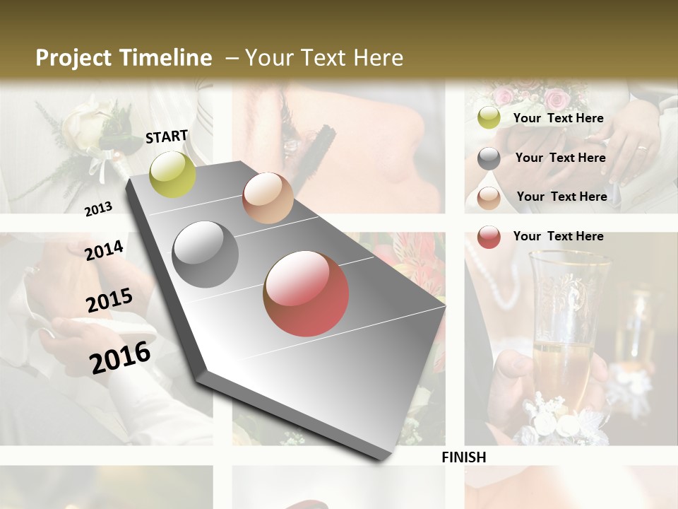 Celebrate Bridal People PowerPoint Template