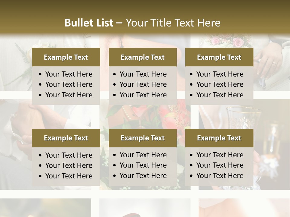 Celebrate Bridal People PowerPoint Template