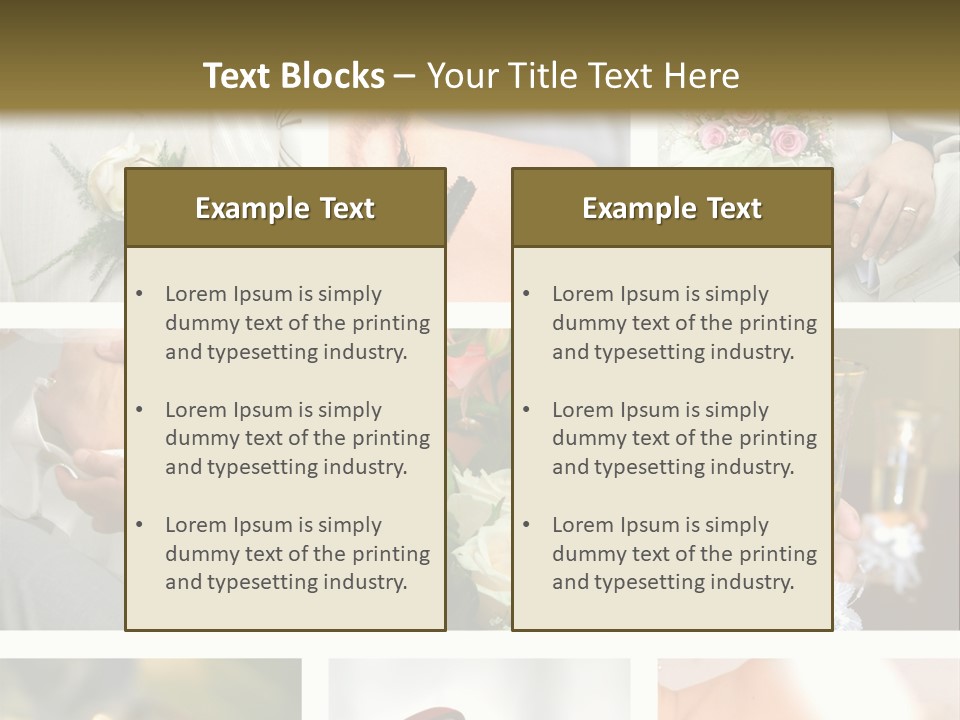 Celebrate Bridal People PowerPoint Template