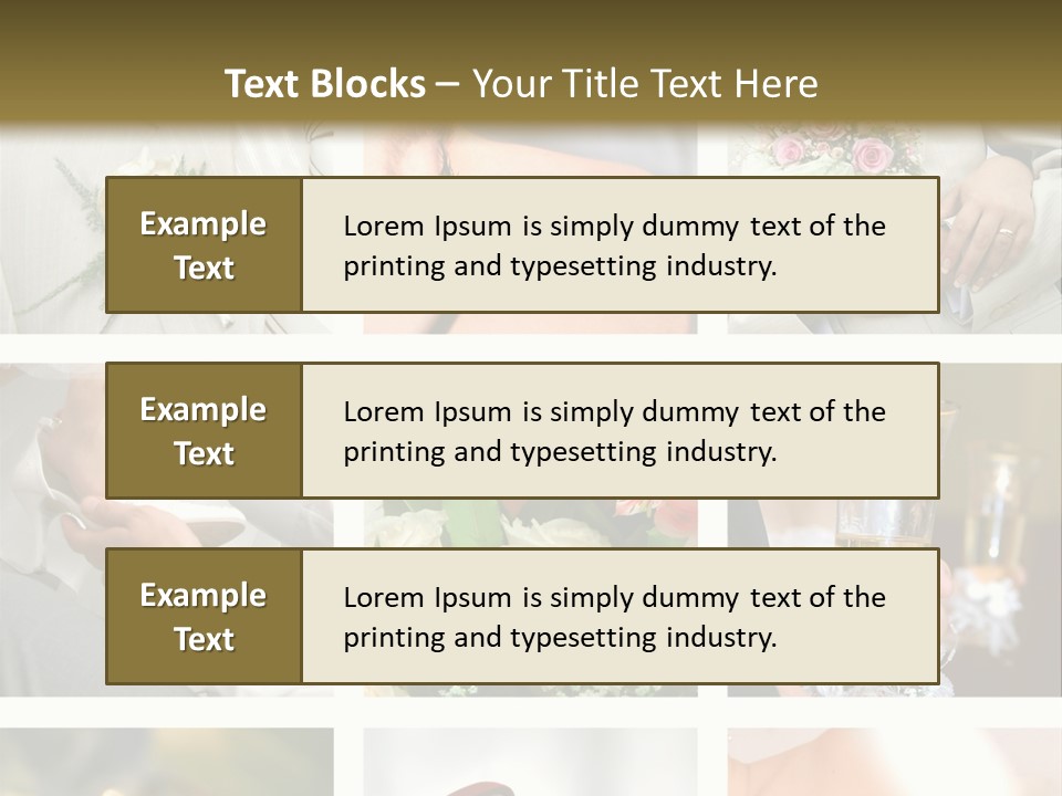 Celebrate Bridal People PowerPoint Template