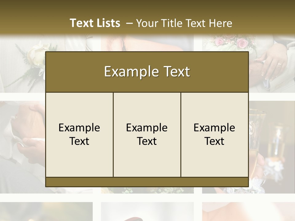 Celebrate Bridal People PowerPoint Template