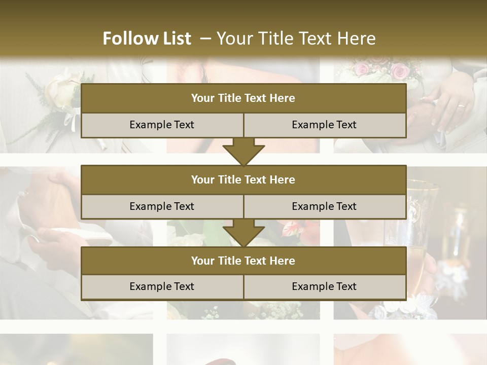 Celebrate Bridal People PowerPoint Template