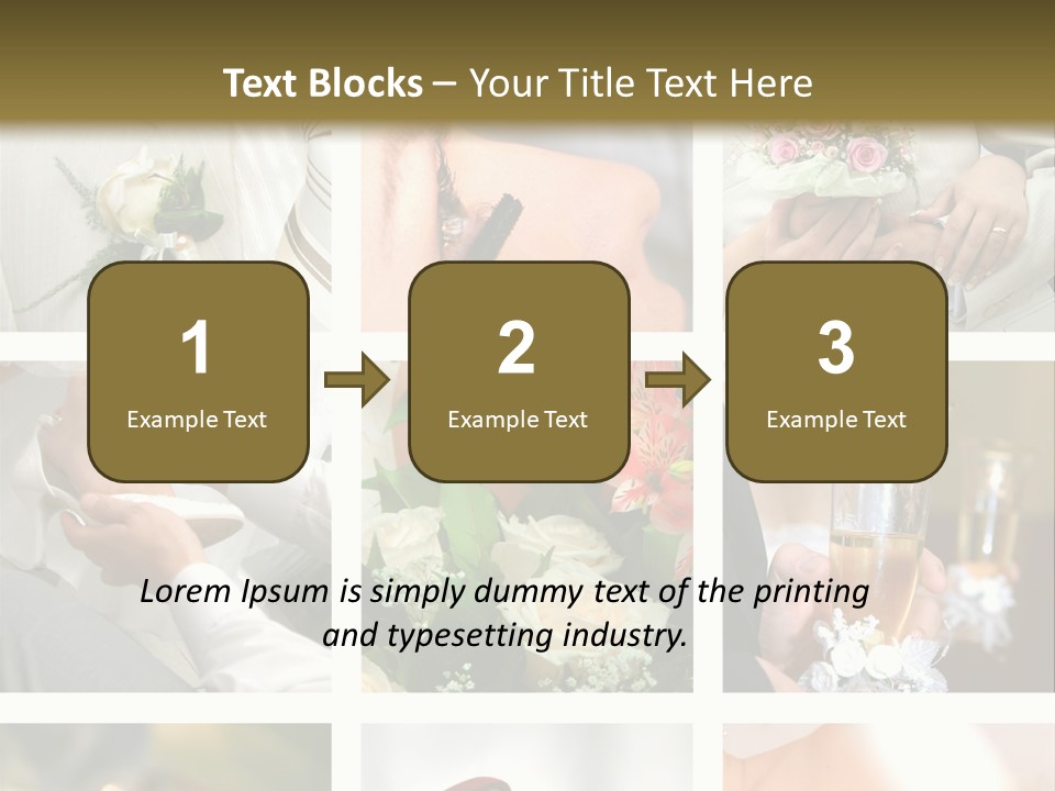 Celebrate Bridal People PowerPoint Template