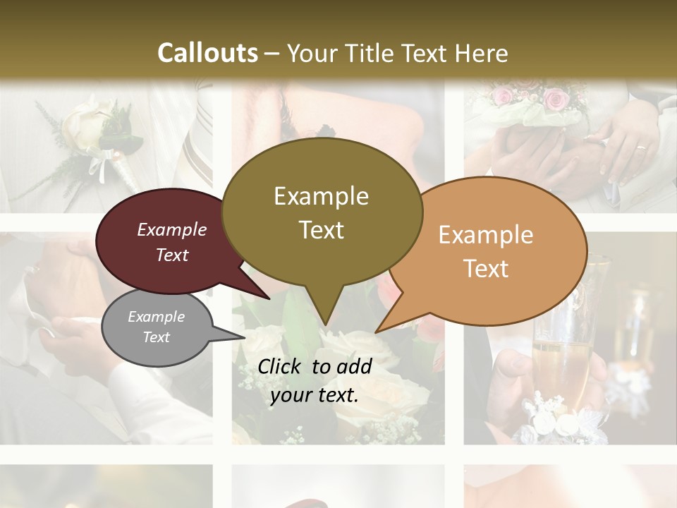 Celebrate Bridal People PowerPoint Template