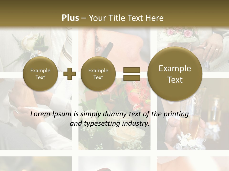 Celebrate Bridal People PowerPoint Template