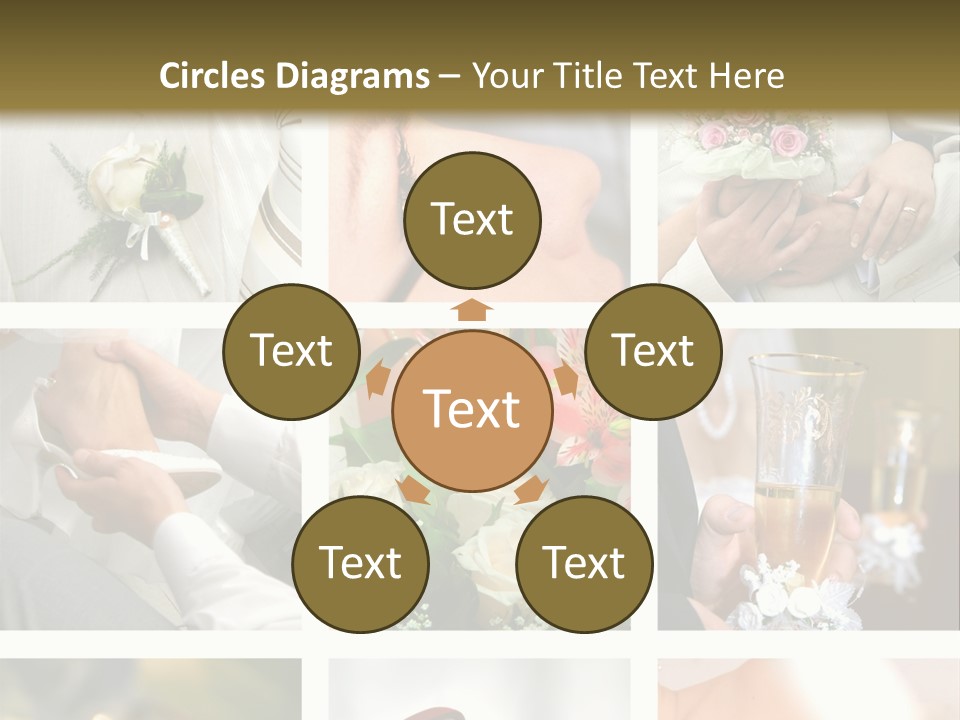 Celebrate Bridal People PowerPoint Template