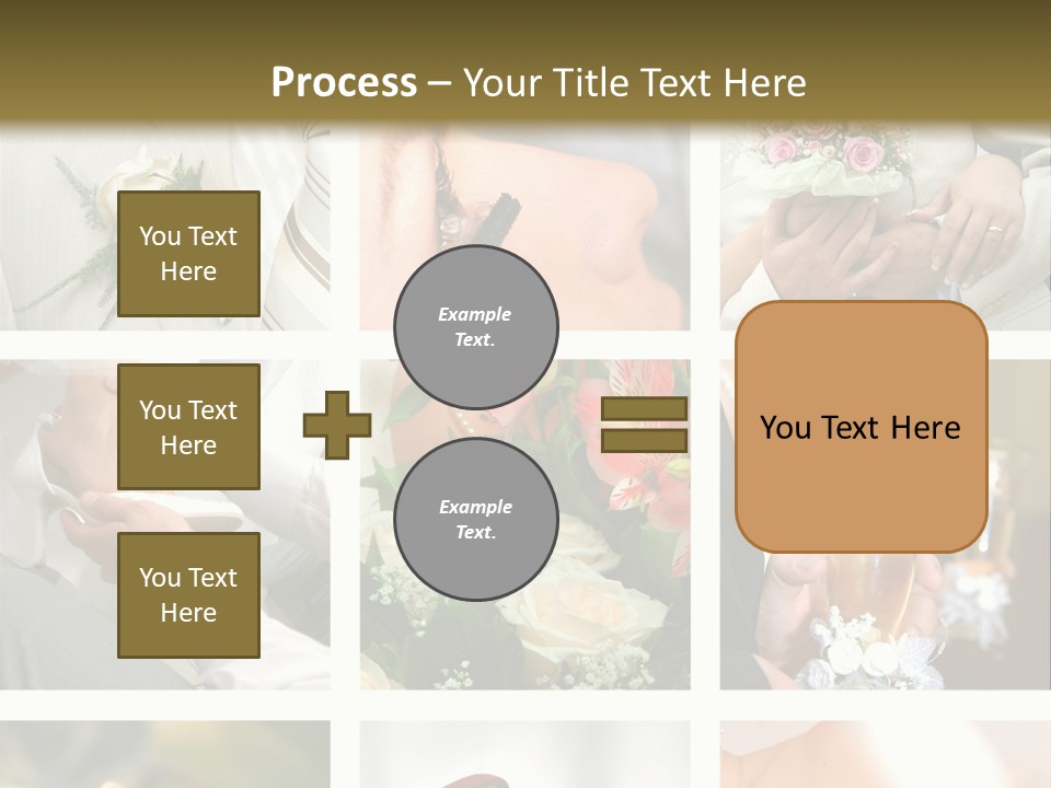 Celebrate Bridal People PowerPoint Template
