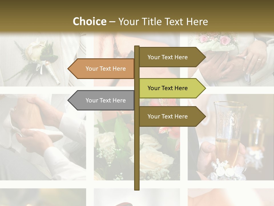 Celebrate Bridal People PowerPoint Template