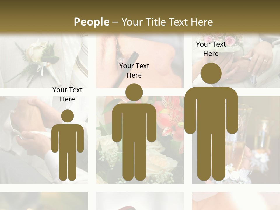 Celebrate Bridal People PowerPoint Template