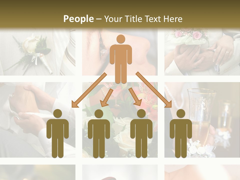 Celebrate Bridal People PowerPoint Template