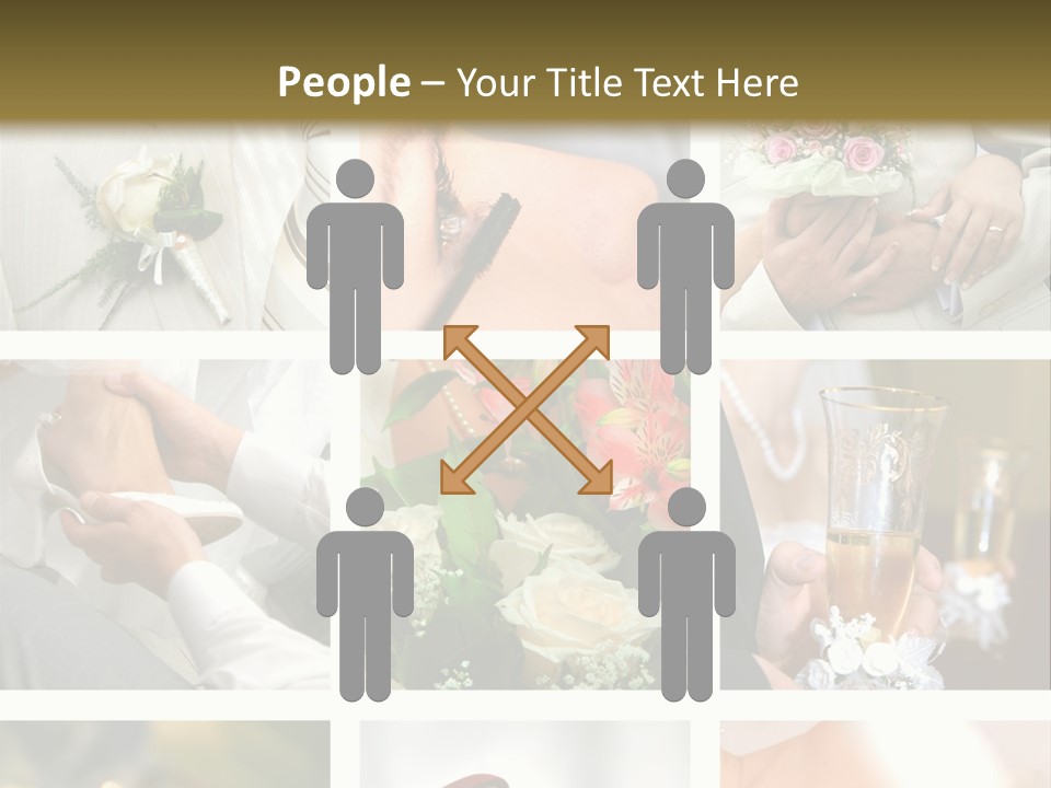 Celebrate Bridal People PowerPoint Template