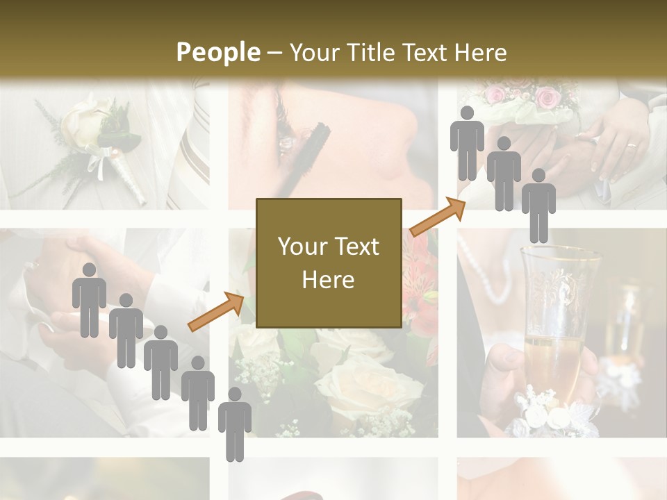 Celebrate Bridal People PowerPoint Template