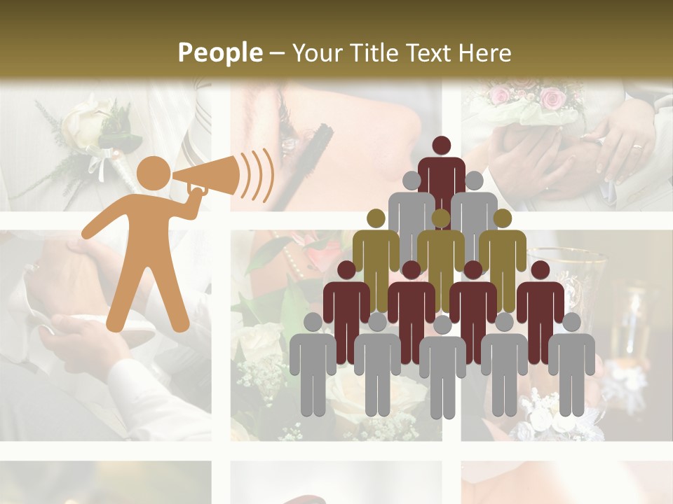 Celebrate Bridal People PowerPoint Template