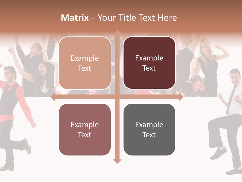 Successful Pleasure Woman PowerPoint Template