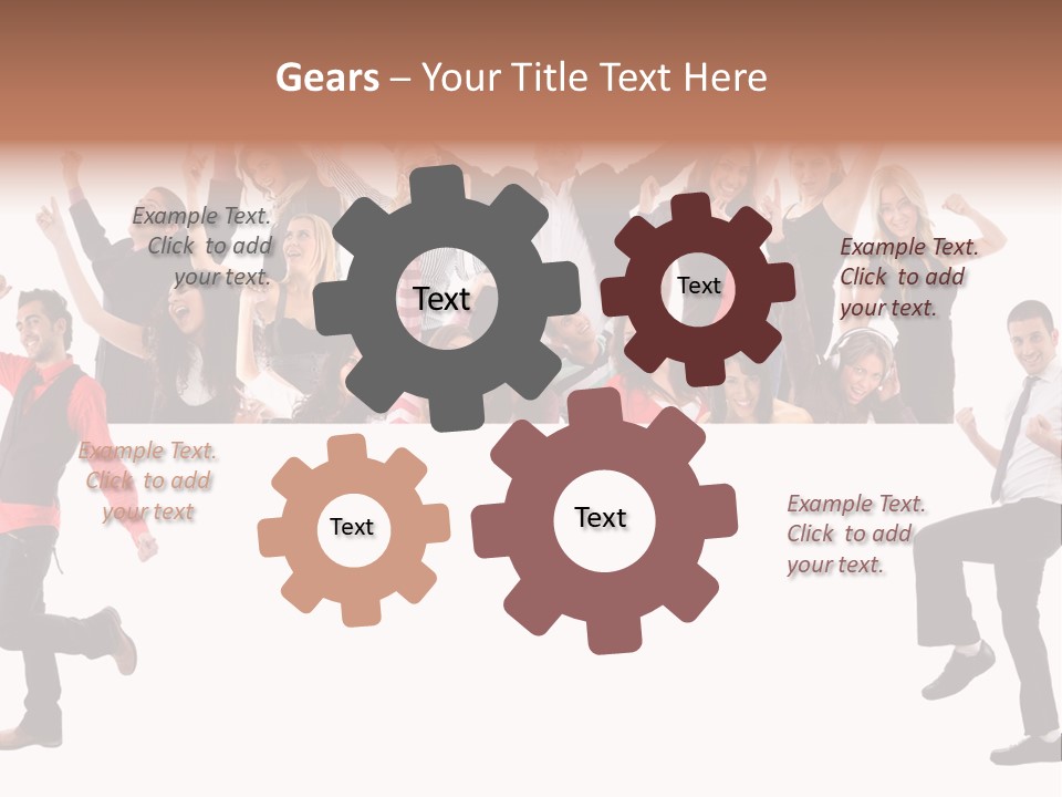 Successful Pleasure Woman PowerPoint Template