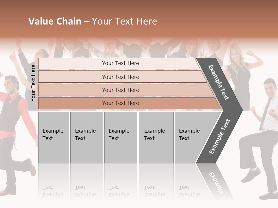 Successful Pleasure Woman PowerPoint Template
