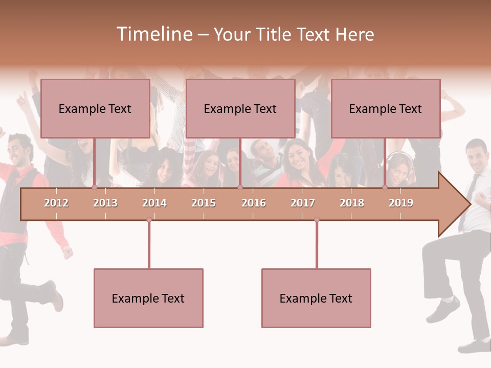 Successful Pleasure Woman PowerPoint Template