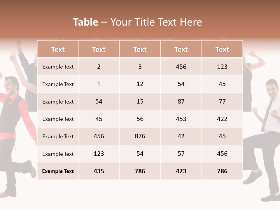 Successful Pleasure Woman PowerPoint Template