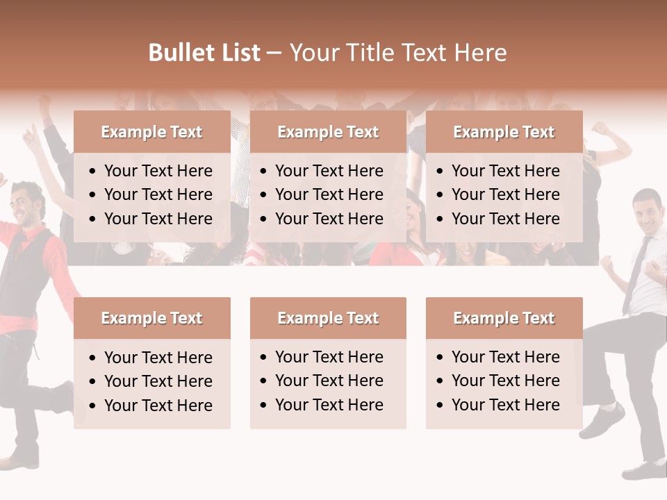 Successful Pleasure Woman PowerPoint Template