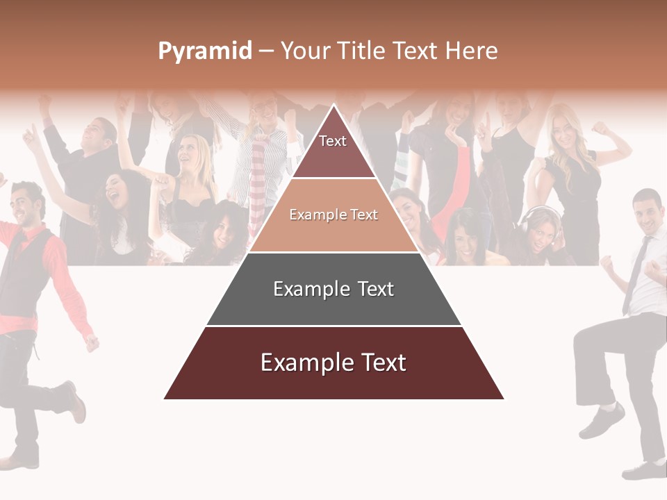 Successful Pleasure Woman PowerPoint Template