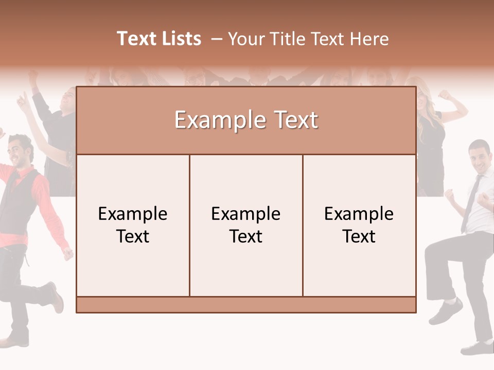 Successful Pleasure Woman PowerPoint Template