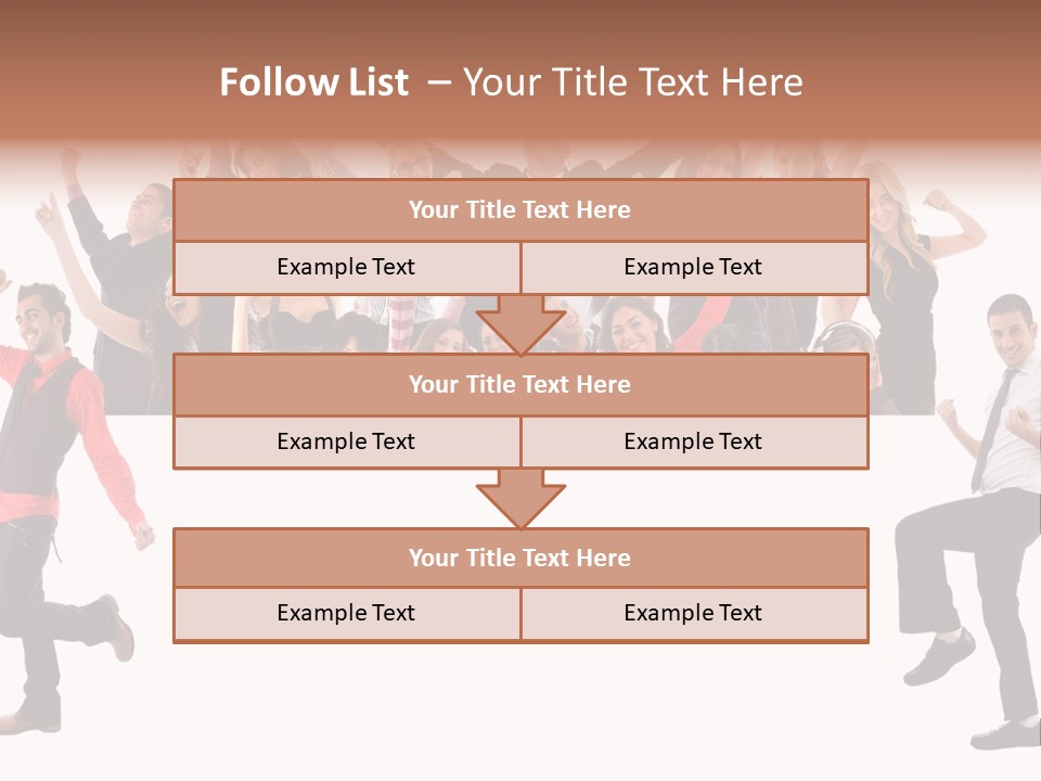 Successful Pleasure Woman PowerPoint Template