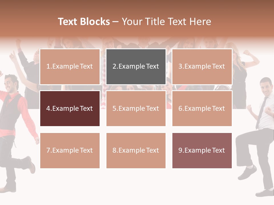 Successful Pleasure Woman PowerPoint Template