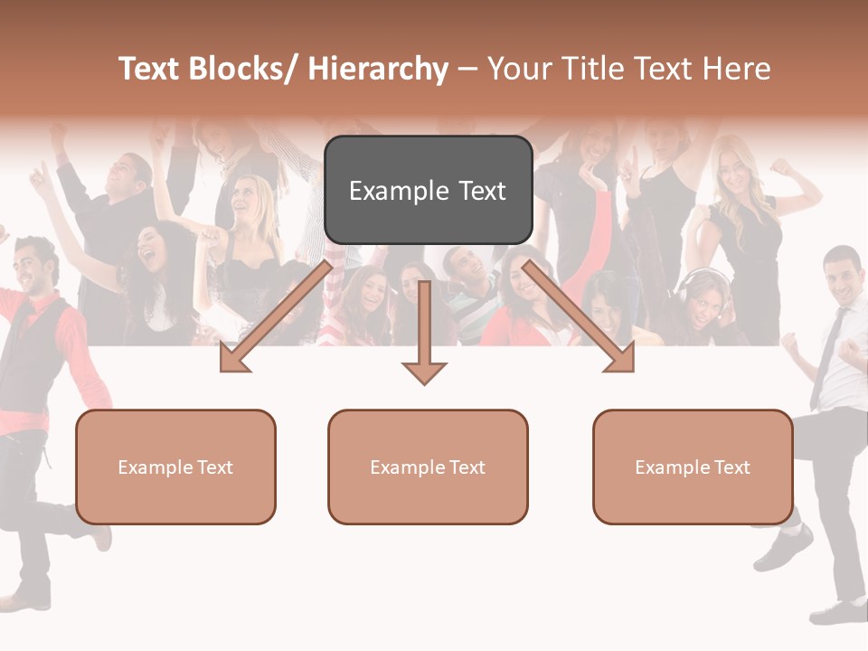 Successful Pleasure Woman PowerPoint Template