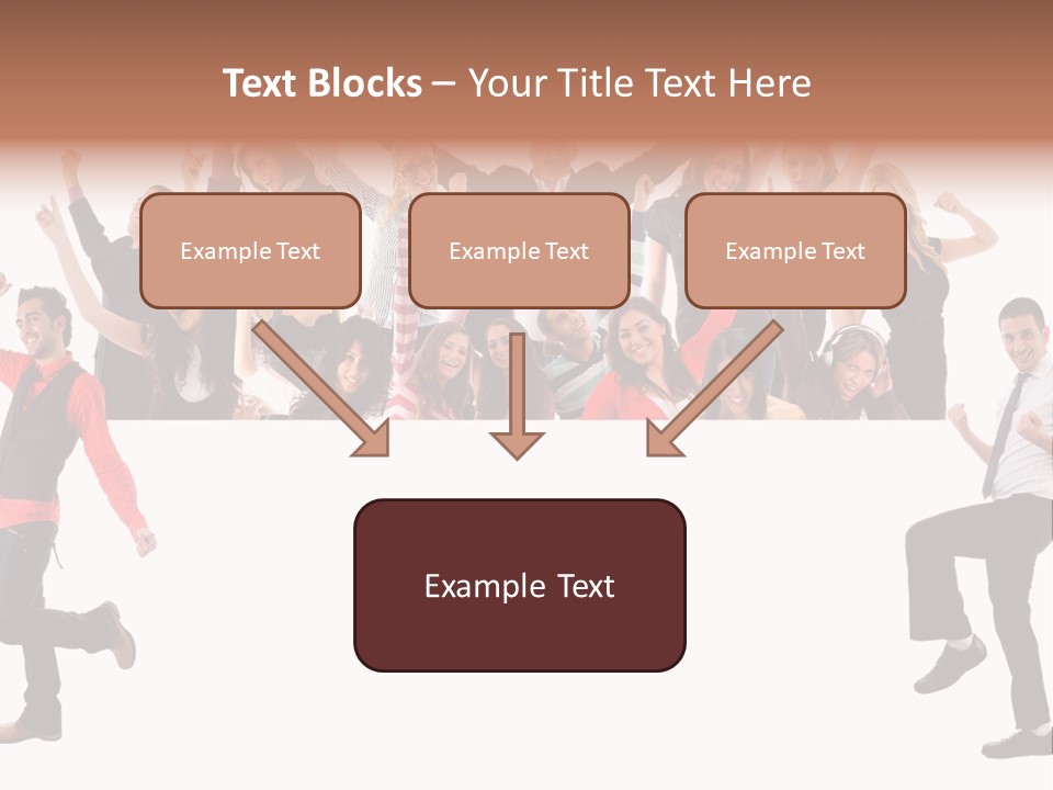 Successful Pleasure Woman PowerPoint Template