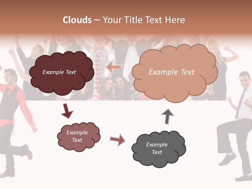 Successful Pleasure Woman PowerPoint Template