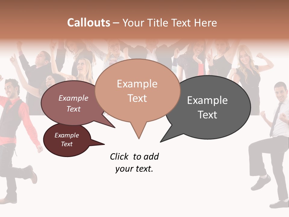 Successful Pleasure Woman PowerPoint Template