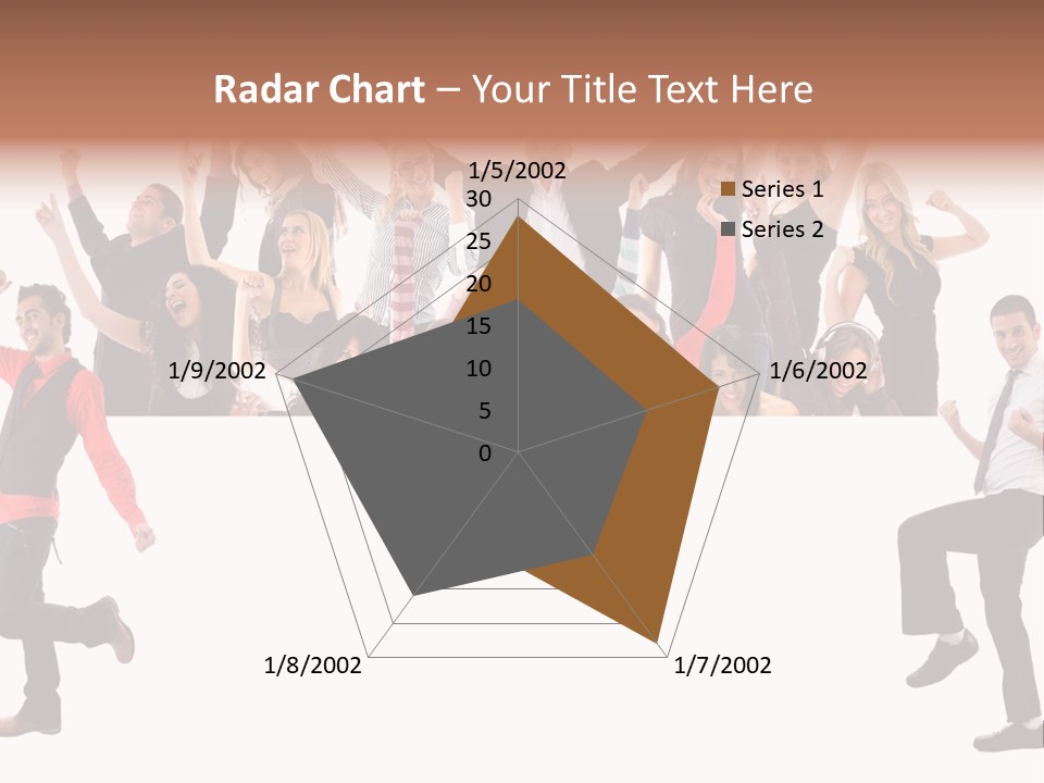 Successful Pleasure Woman PowerPoint Template